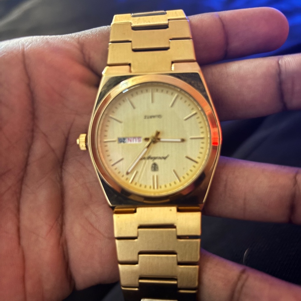 Gold Analog Watch